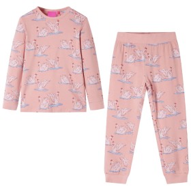 Hellrosa Kinderpyjama mit langen Ärmeln 116 von , Kinderpyjamas - Ref: Foro24-14226, Preis: 12,61 €, Rabatt: %