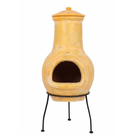 Redfire Chimenea Tampico arcilla amarilla 31x31x68 cm de RedFire, Chimeneas - Ref: Foro24-423892, Precio: 115,19 €, Descuento: %