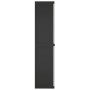 Gray and black PP outdoor storage cabinet 65x37x165 cm by , Lockers and storage cabinets - Ref: Foro24-364201, Price: 154,64 ...