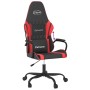 Schwarz-roter Gaming-Stuhl aus Kunstleder von , Gaming-Stühle - Ref: Foro24-3143776, Preis: 105,35 €, Rabatt: %