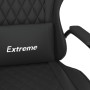 Black synthetic leather gaming chair by , Gaming chairs - Ref: Foro24-3143783, Price: 113,99 €, Discount: %