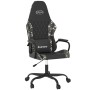 Massage-Gaming-Stuhl aus schwarzem und tarnfarbenem Kunstleder von , Gaming-Stühle - Ref: Foro24-345544, Preis: 97,99 €, Raba...