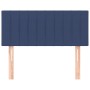 Blue fabric headboard 90x5x78/88 cm by , Headboards and footboards - Ref: Foro24-346220, Price: 45,99 €, Discount: %