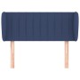 Blue fabric headboard 103x23x78/88 cm by , Headboards and footboards - Ref: Foro24-3117378, Price: 52,44 €, Discount: %