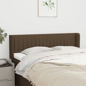 Dark gray fabric headboard 147x16x78/88 cm by , Headboards and footboards - Ref: Foro24-3119007, Price: 69,99 €, Discount: %