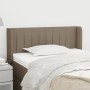 Taupe gray fabric headboard 93x16x78/88 cm by , Headboards and footboards - Ref: Foro24-3118992, Price: 54,47 €, Discount: %