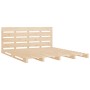 Solid pine wood bed frame 135x190 cm by , Beds and slatted bases - Ref: Foro24-3120162, Price: 185,94 €, Discount: %