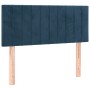 Box spring bed with dark blue velvet mattress 90x190 cm by , Beds and slatted bases - Ref: Foro24-3141399, Price: 315,73 €, D...