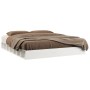 Estructura de cama de madera maciza blanca 160x200 cm de , Camas y somieres - Ref: Foro24-820667, Precio: 157,43 €, Descuento: %