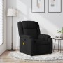 Sillón reclinable de masaje de tela negro de , Sillones - Ref: Foro24-373550, Precio: 255,54 €, Descuento: %