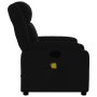 Sillón reclinable de masaje de tela negro de , Sillones - Ref: Foro24-373550, Precio: 255,54 €, Descuento: %