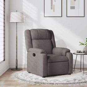 Sillón reclinable de tela gris taupe de , Sillones - Ref: Foro24-373544, Precio: 225,96 €, Descuento: %