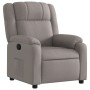 Sillón reclinable de tela gris taupe de , Sillones - Ref: Foro24-373544, Precio: 216,67 €, Descuento: %