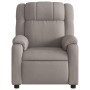 Sillón reclinable de tela gris taupe de , Sillones - Ref: Foro24-373544, Precio: 216,67 €, Descuento: %