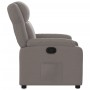 Sillón reclinable de tela gris taupe de , Sillones - Ref: Foro24-373544, Precio: 216,67 €, Descuento: %