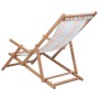 Folding beach chair fabric and multicolored wooden structure by vidaXL, Garden chairs - Ref: Foro24-43998, Price: 76,04 €, Di...