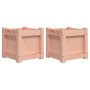 Garden planters 2 units solid Douglas wood by , Pots and planters - Ref: Foro24-837401, Price: 43,32 €, Discount: %