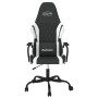 Black and white synthetic leather massage gaming chair by , Gaming chairs - Ref: Foro24-345538, Price: 120,36 €, Discount: %