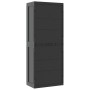 Black PP outdoor storage cabinet 65x37x165 cm by , Lockers and storage cabinets - Ref: Foro24-364206, Price: 178,63 €, Discou...