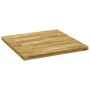 Tablero de mesa cuadrado madera maciza de roble 44 mm 70x70 cm de vidaXL, Tableros para mesas - Ref: Foro24-245998, Precio: 1...