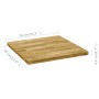 Tablero de mesa cuadrado madera maciza de roble 44 mm 70x70 cm de vidaXL, Tableros para mesas - Ref: Foro24-245998, Precio: 1...