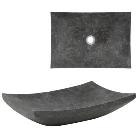 Sink 50x35x12 cm black marble by vidaXL, Sinks - Ref: Foro24-142764, Price: 144,90 €, Discount: %