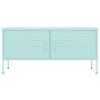 Mueble para TV de acero verde menta 105x35x50 cm de , Muebles TV - Ref: Foro24-336230, Precio: 151,35 €, Descuento: %