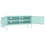 Mueble para TV de acero verde menta 105x35x50 cm de , Muebles TV - Ref: Foro24-336230, Precio: 151,35 €, Descuento: %