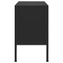 Black steel TV stand 105x35x50 cm by , TV Furniture - Ref: Foro24-336232, Price: 143,47 €, Discount: %