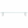 Soporte de monitor vidrio templado y metal blanco 60x20x8 cm de , Bases y elevadores para ordenadores - Ref: Foro24-374216, P...