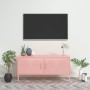 Mueble para TV de acero rosa 105x35x50 cm de , Muebles TV - Ref: Foro24-336229, Precio: 171,61 €, Descuento: %