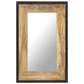 Solid mango wood mirror 80x50 cm by , Mirrors - Ref: Foro24-321630, Price: 106,99 €, Discount: %