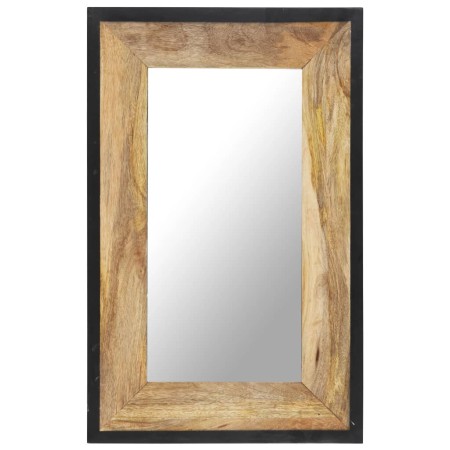 Solid mango wood mirror 80x50 cm by , Mirrors - Ref: Foro24-321630, Price: 78,59 €, Discount: %