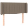 Cabecero con LED de tela gris taupe 103x16x78/88 cm de , Cabeceros y pies de cama - Ref: Foro24-3123468, Precio: 53,45 €, Des...