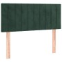 Cama box spring con colchón terciopelo verde oscuro 100x200 cm de , Camas y somieres - Ref: Foro24-3131066, Precio: 355,09 €,...