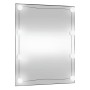 Espejo de pared rectangular con luces LED vidrio 50x60 cm de , Espejos - Ref: Foro24-3189155, Precio: 43,35 €, Descuento: %