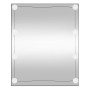 Rechteckiger Wandspiegel mit Glas-LED-Leuchten 50x60 cm von , Spiegel - Ref: Foro24-3189155, Preis: 43,35 €, Rabatt: %