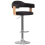 Kitchen stools 2 pcs synthetic leather curved wood black by , Kitchen stools - Ref: Foro24-327336, Price: 204,99 €, Discount: %