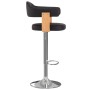 Kitchen stools 2 pcs synthetic leather curved wood black by , Kitchen stools - Ref: Foro24-327336, Price: 204,99 €, Discount: %