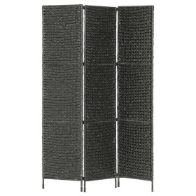 Divider screen 3 panels black water hyacinth 116x160 cm by vidaXL, Room dividers - Ref: Foro24-247347, Price: 119,92 €, Disco...