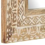 Hand carved mirror solid mango wood 50x50x2.6 cm by , Mirrors - Ref: Foro24-321644, Price: 63,45 €, Discount: %