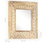 Hand carved mirror solid mango wood 50x50x2.6 cm by , Mirrors - Ref: Foro24-321644, Price: 63,45 €, Discount: %