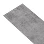 Self-adhesive PVC floor planks 5.21 m² 2 mm cement brown by , Floors and carpets - Ref: Foro24-330186, Price: 66,94 €, Discou...