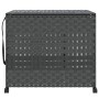 Grauer Rattan-Wäschekorb mit Rädern 66x35x60 cm von , Wäschekörbe - Ref: Foro24-372046, Preis: 90,12 €, Rabatt: %