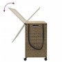 Rattan laundry basket with wheels 66x35x60 cm by , Laundry baskets - Ref: Foro24-372044, Price: 90,77 €, Discount: %