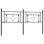 Black metal headboard 180 cm by , Headboards and footboards - Ref: Foro24-374375, Price: 41,37 €, Discount: %