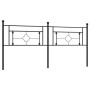 Kopfteil aus schwarzem Metall, 200 cm von , Kopf- und Fußteile - Ref: Foro24-374377, Preis: 43,99 €, Rabatt: %