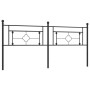 Kopfteil aus schwarzem Metall, 200 cm von , Kopf- und Fußteile - Ref: Foro24-374377, Preis: 43,99 €, Rabatt: %