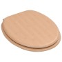 Asiento inodoro WC con tapa MDF diseño bambú de vidaXL, Asientos de inodoros y bidés - Ref: Foro24-143927, Precio: 37,40 €, D...