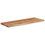 Rectangular wall shelf acacia wood live edge 50x20x2.5 cm by , Shelves and shelves - Ref: Foro24-370223, Price: 23,58 €, Disc...